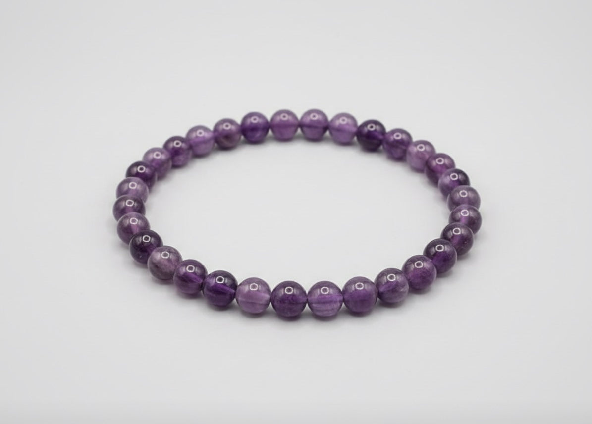 Chevron Amethyst Bracelet