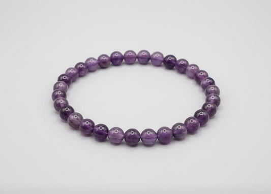 Chevron Amethyst Bracelet